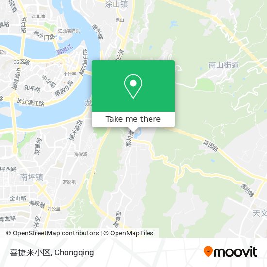 喜捷来小区 map