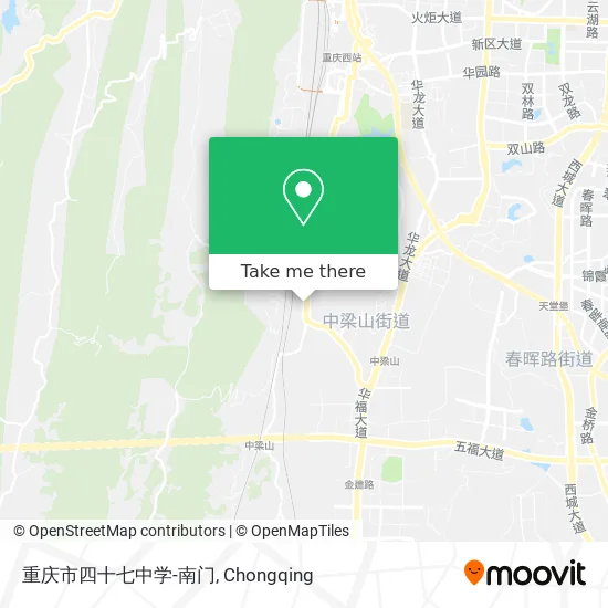 重庆市四十七中学-南门 map