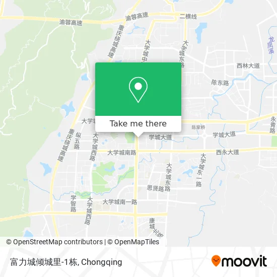 富力城倾城里-1栋 map