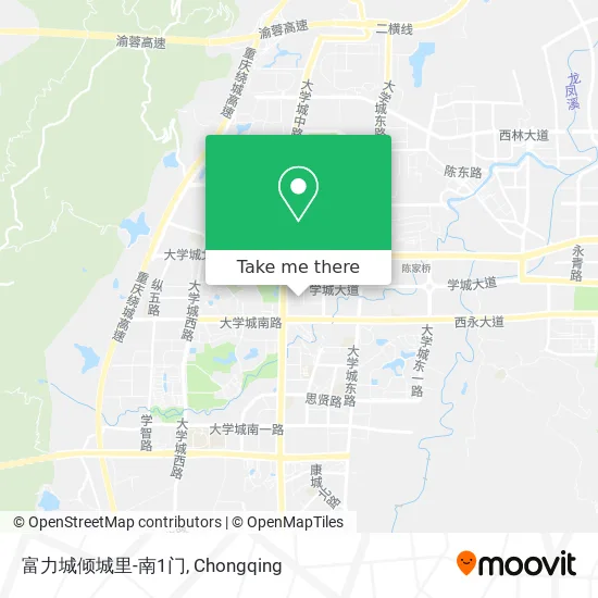 富力城倾城里-南1门 map