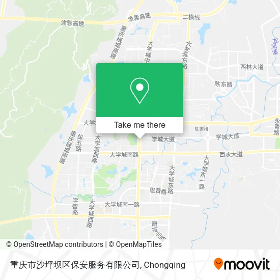 重庆市沙坪坝区保安服务有限公司 map