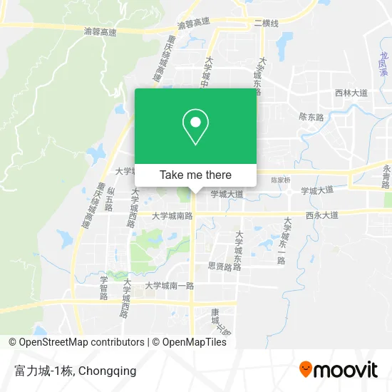 富力城-1栋 map