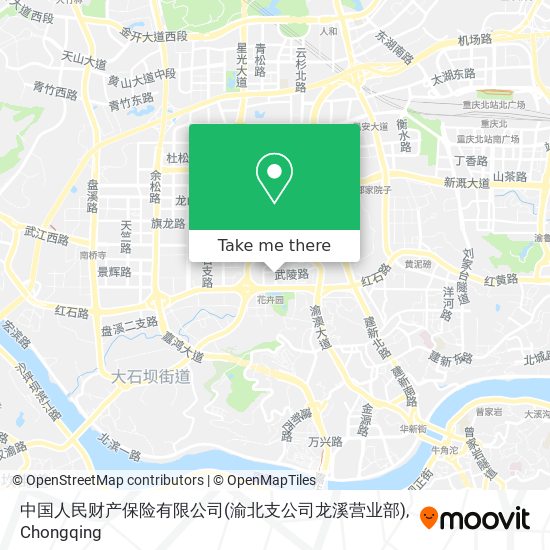 中国人民财产保险有限公司(渝北支公司龙溪营业部) map