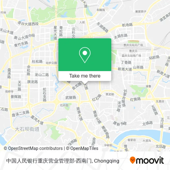 中国人民银行重庆营业管理部-西南门 map