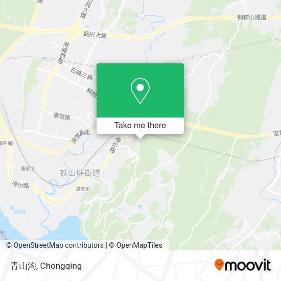 青山沟 map