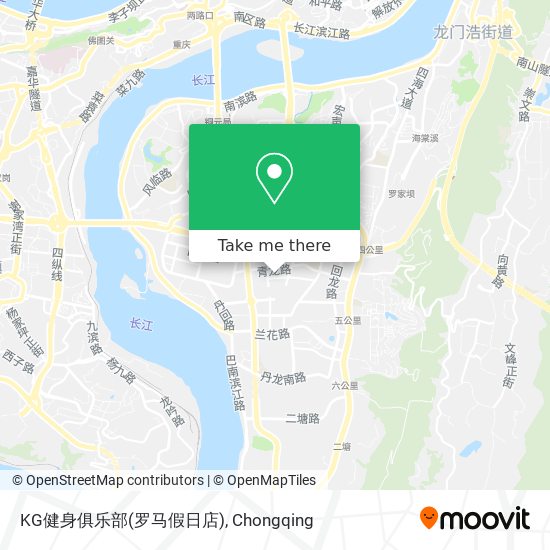 KG健身俱乐部(罗马假日店) map