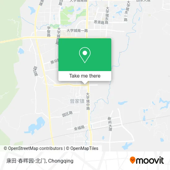 康田·春晖园-北门 map