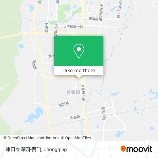 康田春晖园-西门 map