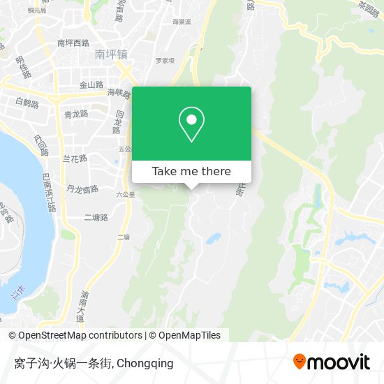 窝子沟·火锅一条街 map