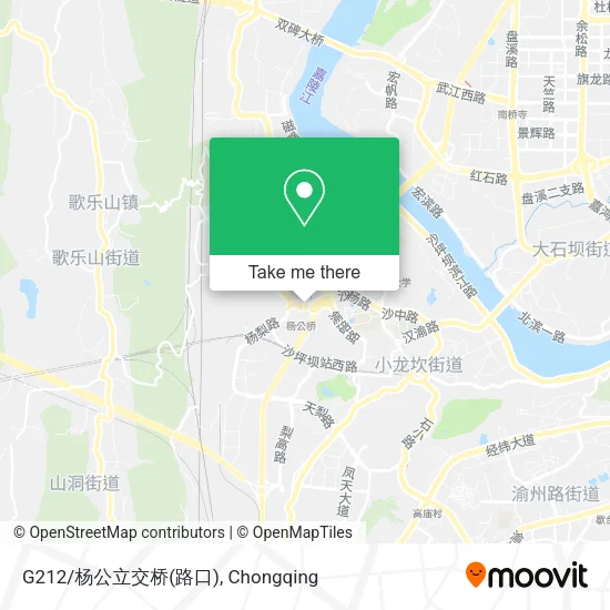 G212/杨公立交桥(路口) map