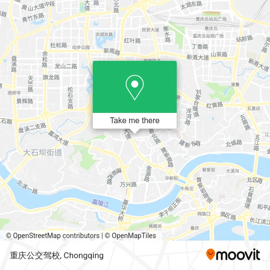 重庆公交驾校 map