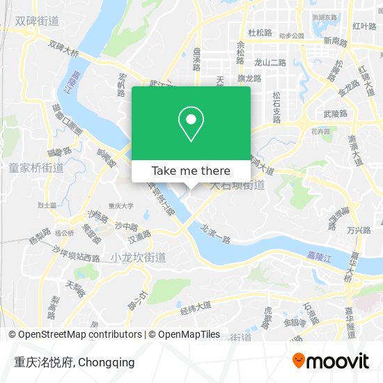 重庆洺悦府 map