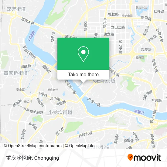 重庆洺悦府 map