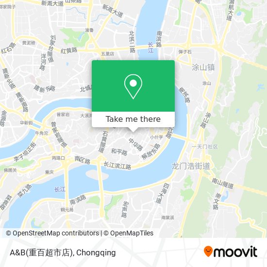 A&B(重百超市店) map