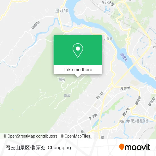 缙云山景区-售票处 map