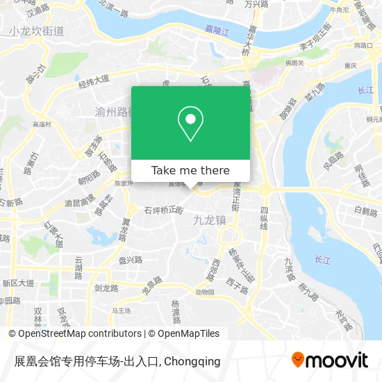 展凰会馆专用停车场-出入口 map