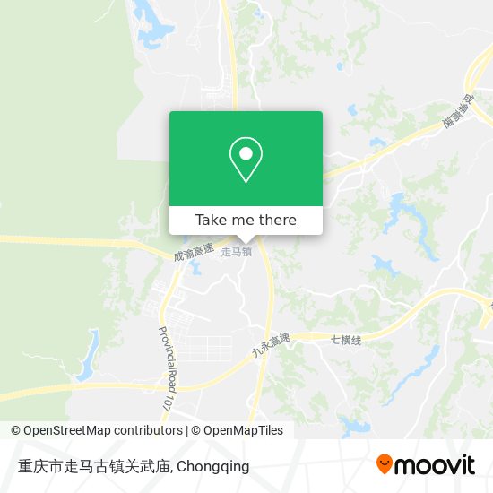 重庆市走马古镇关武庙 map