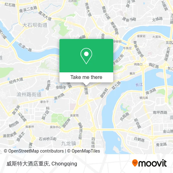 威斯特大酒店重庆 map