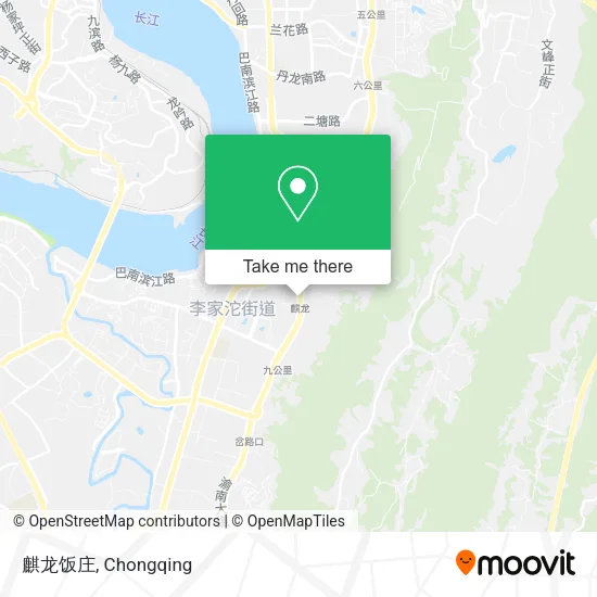 麒龙饭庄 map
