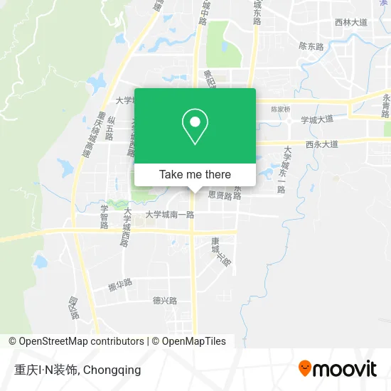 重庆I·N装饰 map