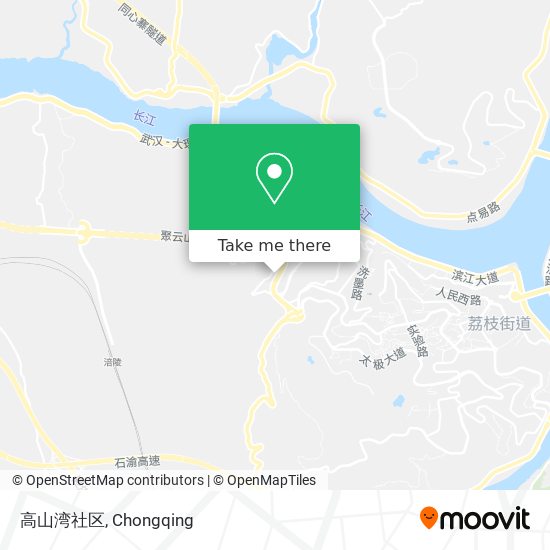 高山湾社区 map