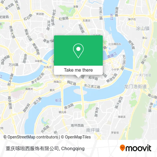 重庆嗦啦西服饰有限公司 map