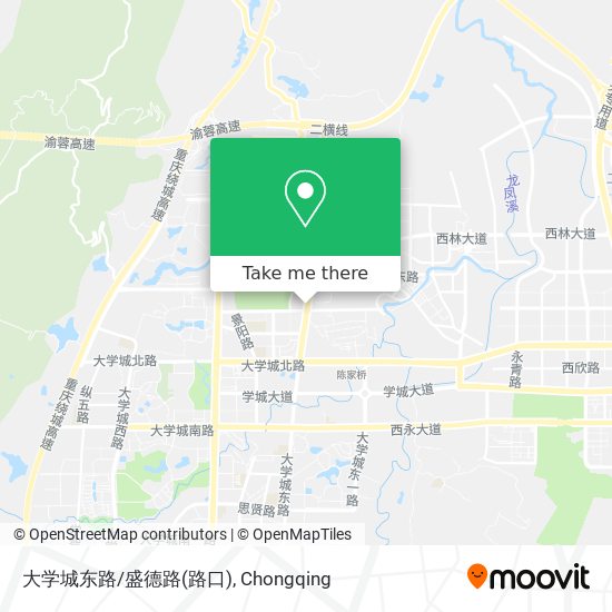 大学城东路/盛德路(路口) map
