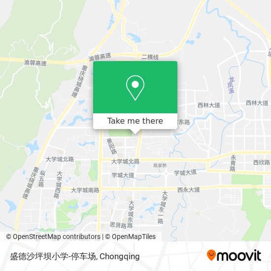 盛德沙坪坝小学-停车场 map