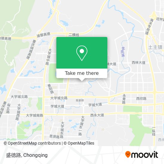 盛德路 map