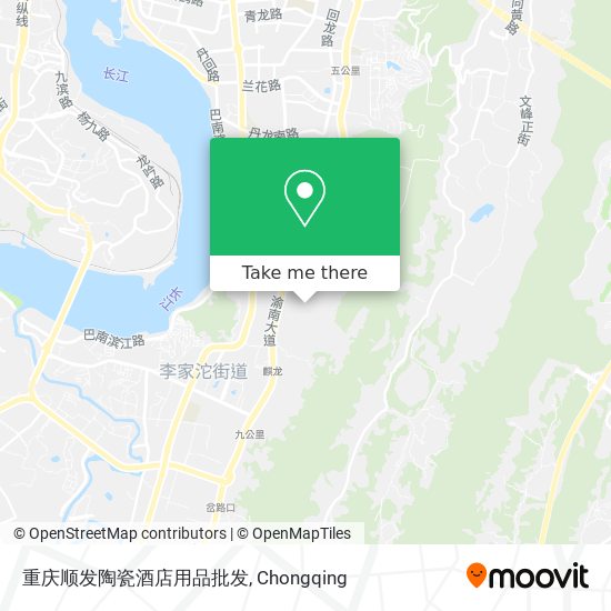 重庆顺发陶瓷酒店用品批发 map