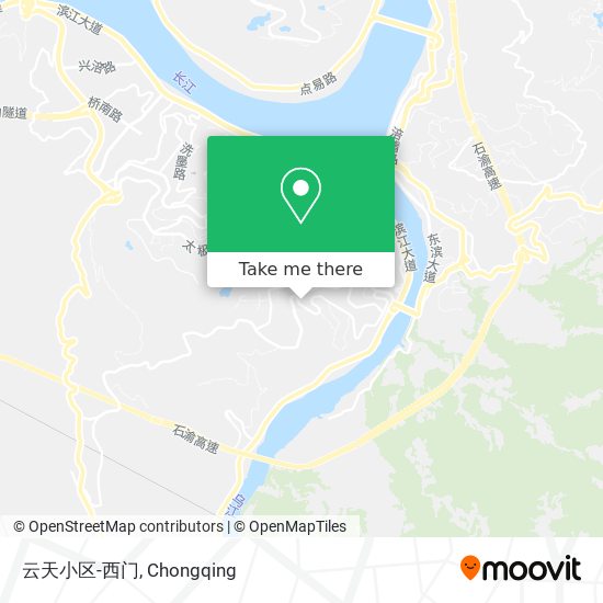 云天小区-西门 map