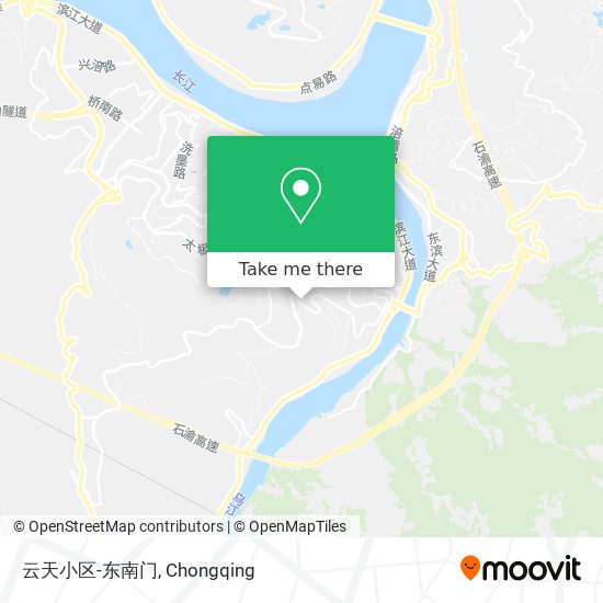 云天小区-东南门 map