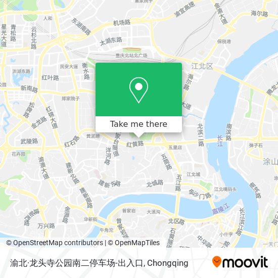 渝北·龙头寺公园南二停车场-出入口 map