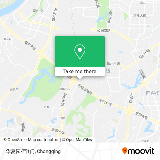 华夏园-西1门 map