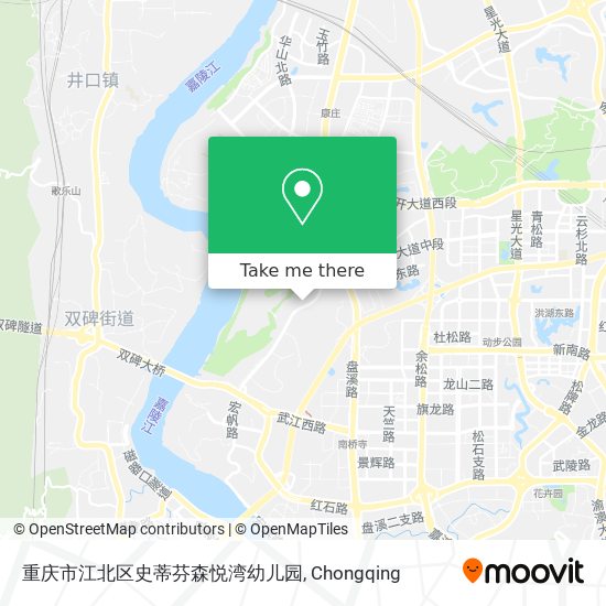 重庆市江北区史蒂芬森悦湾幼儿园 map