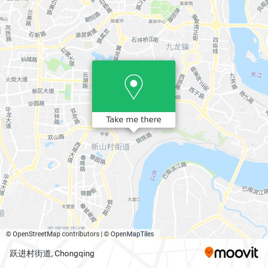 跃进村街道 map