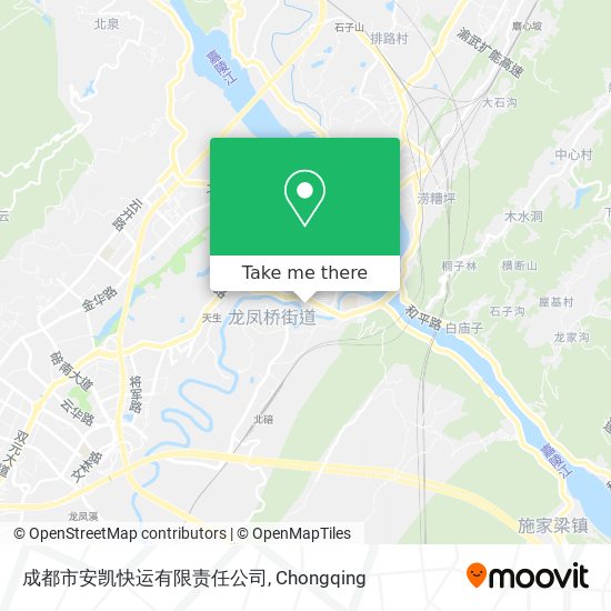 成都市安凯快运有限责任公司 map