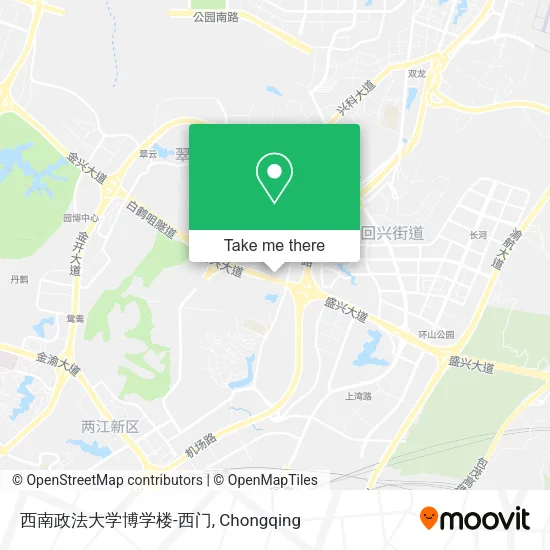 西南政法大学博学楼-西门 map