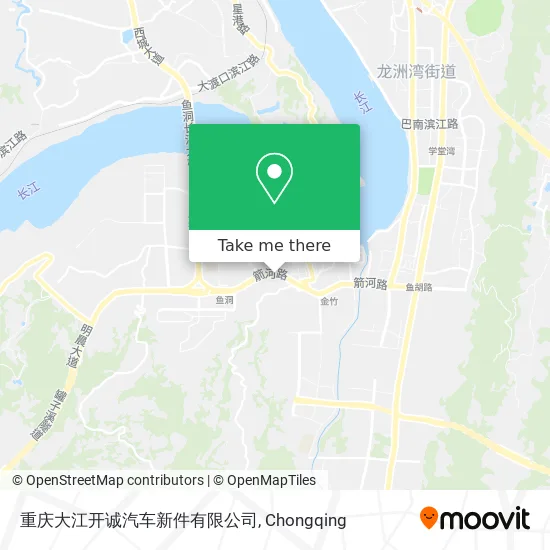 重庆大江开诚汽车新件有限公司 map