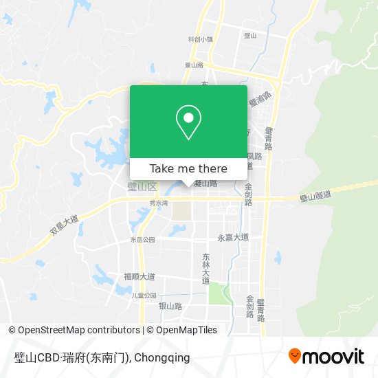 璧山CBD·瑞府(东南门) map