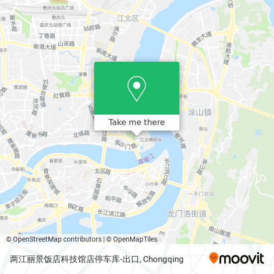 两江丽景饭店科技馆店停车库-出口 map