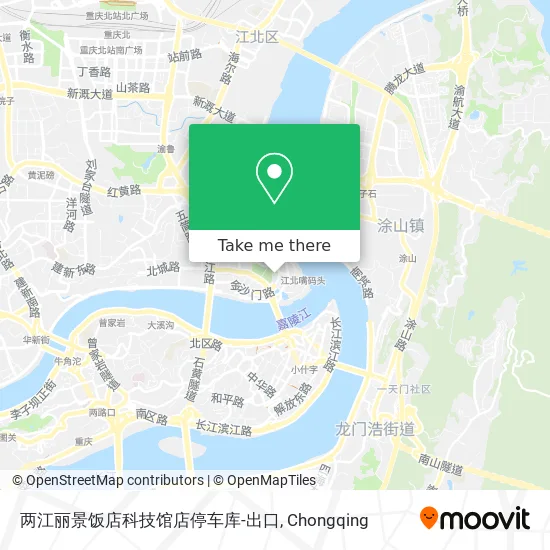 两江丽景饭店科技馆店停车库-出口 map
