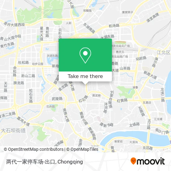 两代一家停车场-出口 map
