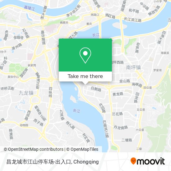 昌龙城市江山停车场-出入口 map