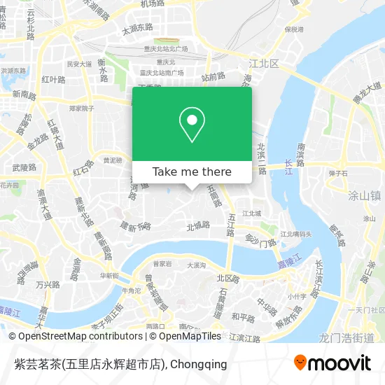 紫芸茗茶(五里店永辉超市店) map