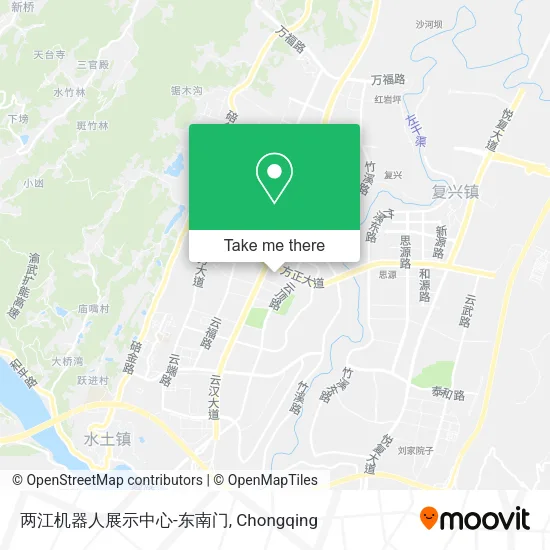 两江机器人展示中心-东南门 map
