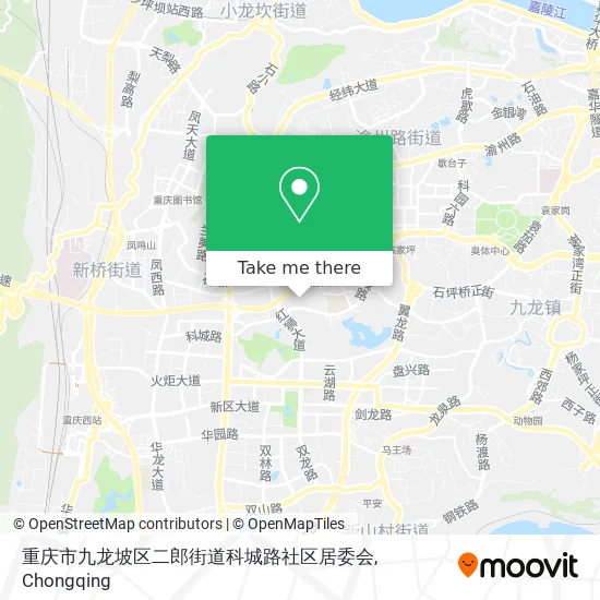 重庆市九龙坡区二郎街道科城路社区居委会 map