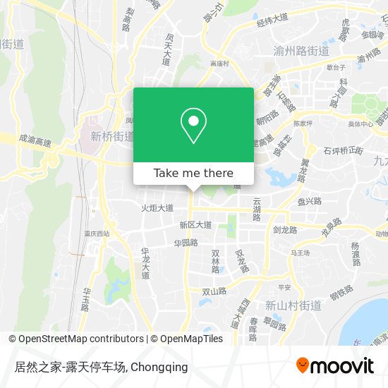 居然之家-露天停车场 map