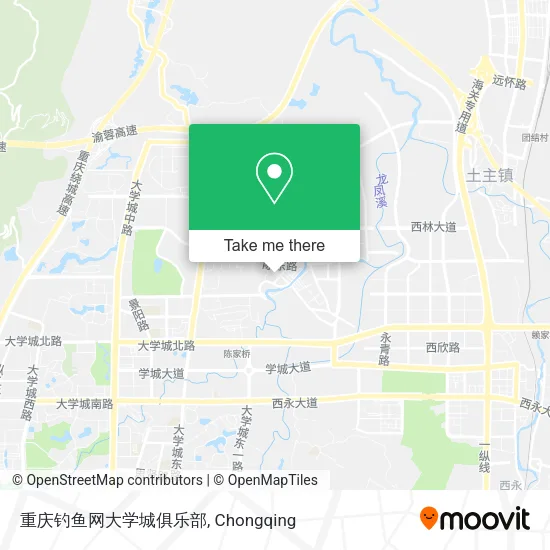 重庆钓鱼网大学城俱乐部 map
