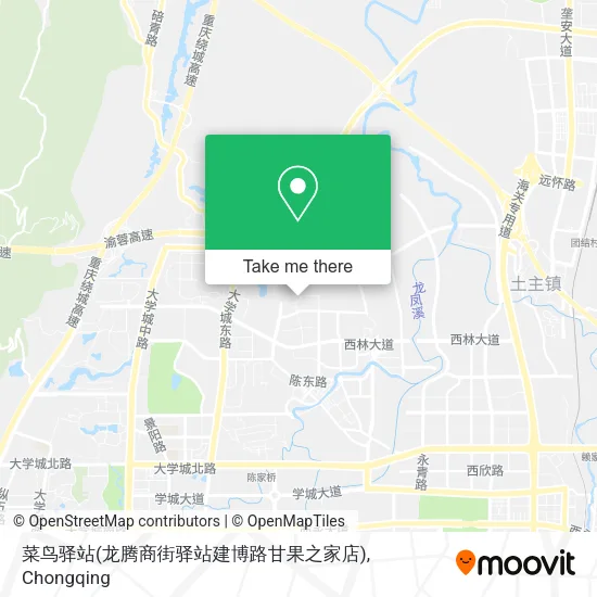 菜鸟驿站(龙腾商街驿站建博路甘果之家店) map